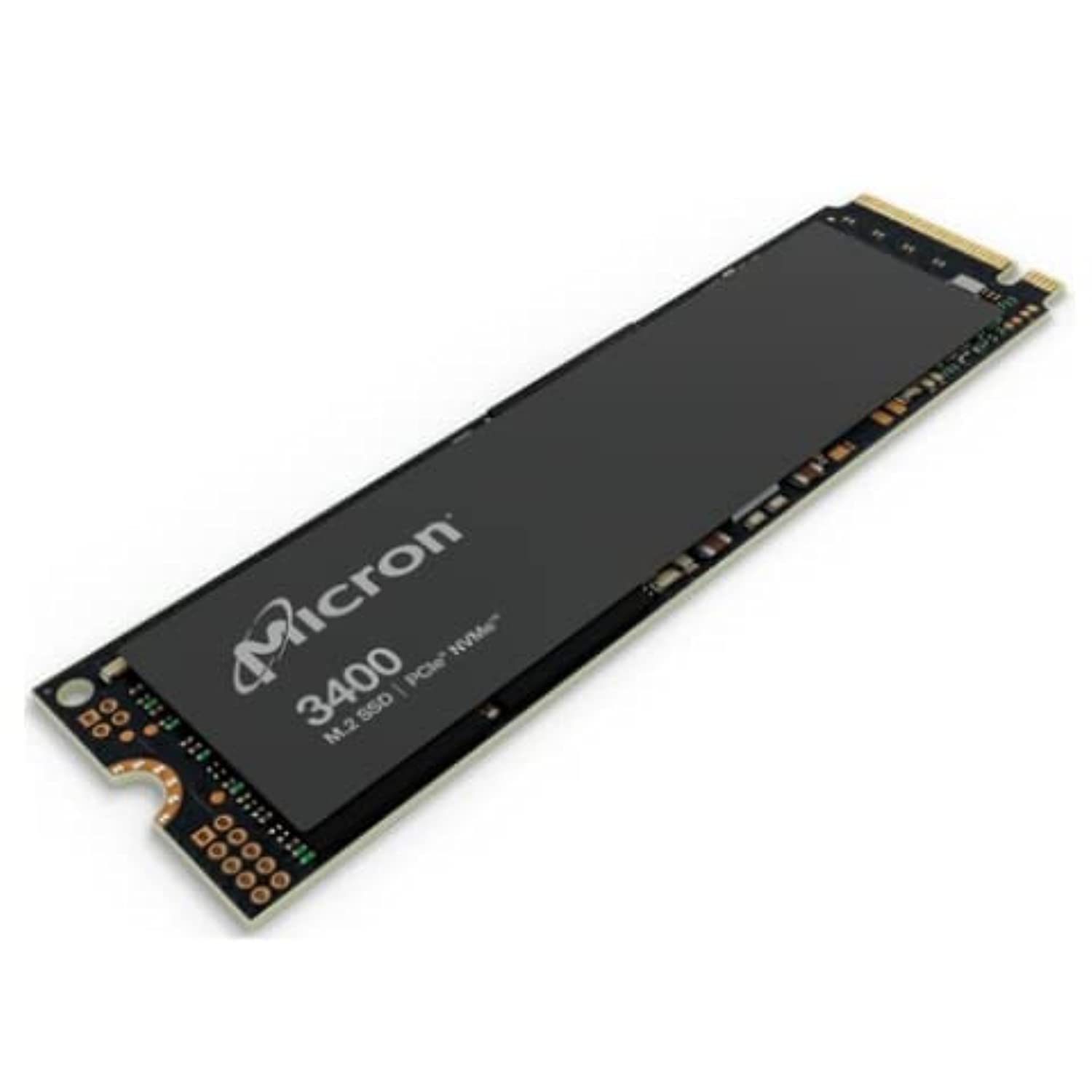 Micron 3400 512 GB Solid State Drive - M.2 2280 Internal - PCI Express NVMe (PCI Express NVMe 4.0), 0.9"x3.1"