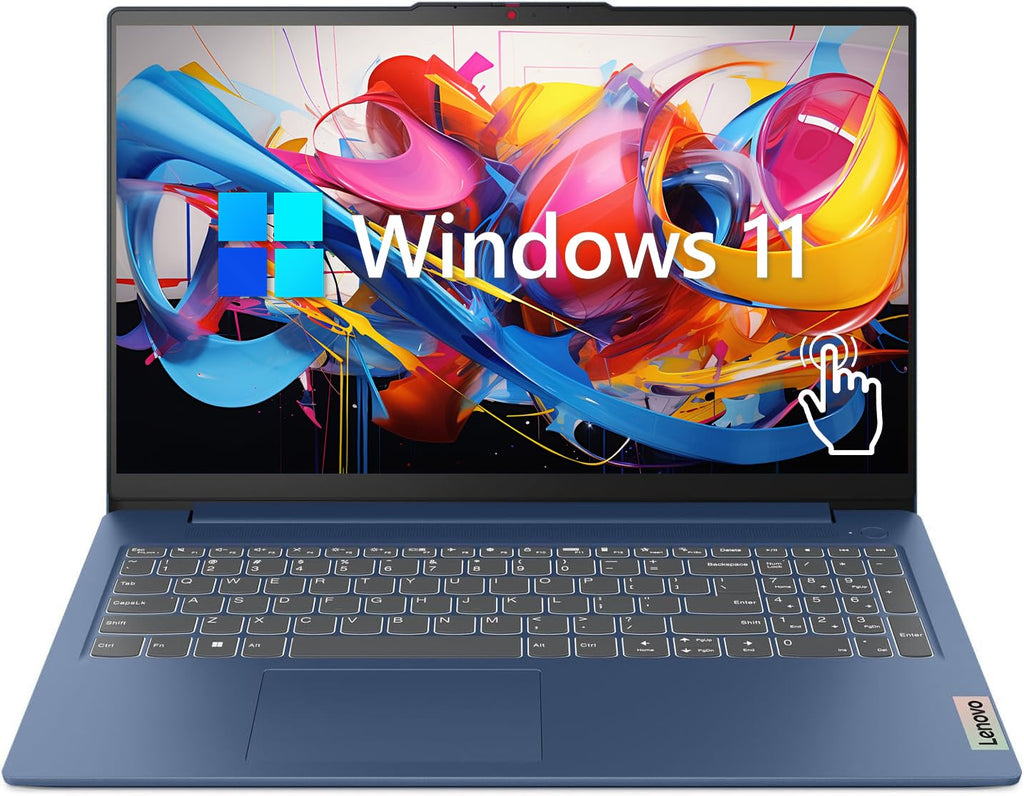 Lenovo New Ideapad 3 15.6" FHD Touch Screen Laptop|Intel Core i5 11th Gen |8GB RAM, 512GB SSD| HDMI |Backlit Keyboard| Aybss Blue, Windows 11