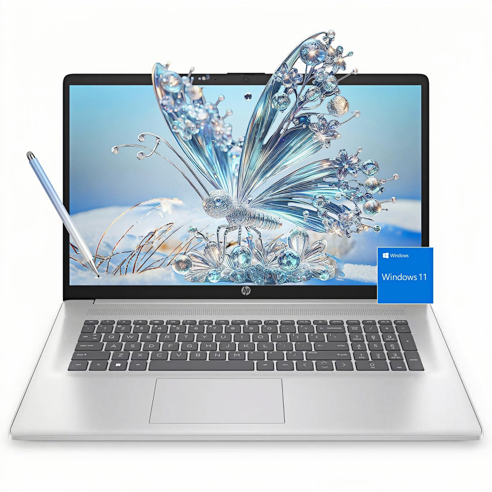 HP-Laptops Touchscreen-17inch - Windows 11 - Stylus Pen - AMD Ryzen 5 7530U - College Students Business - 2024 Computadoras Laptop en oferta - Wi-Fi 6 - Large Screen