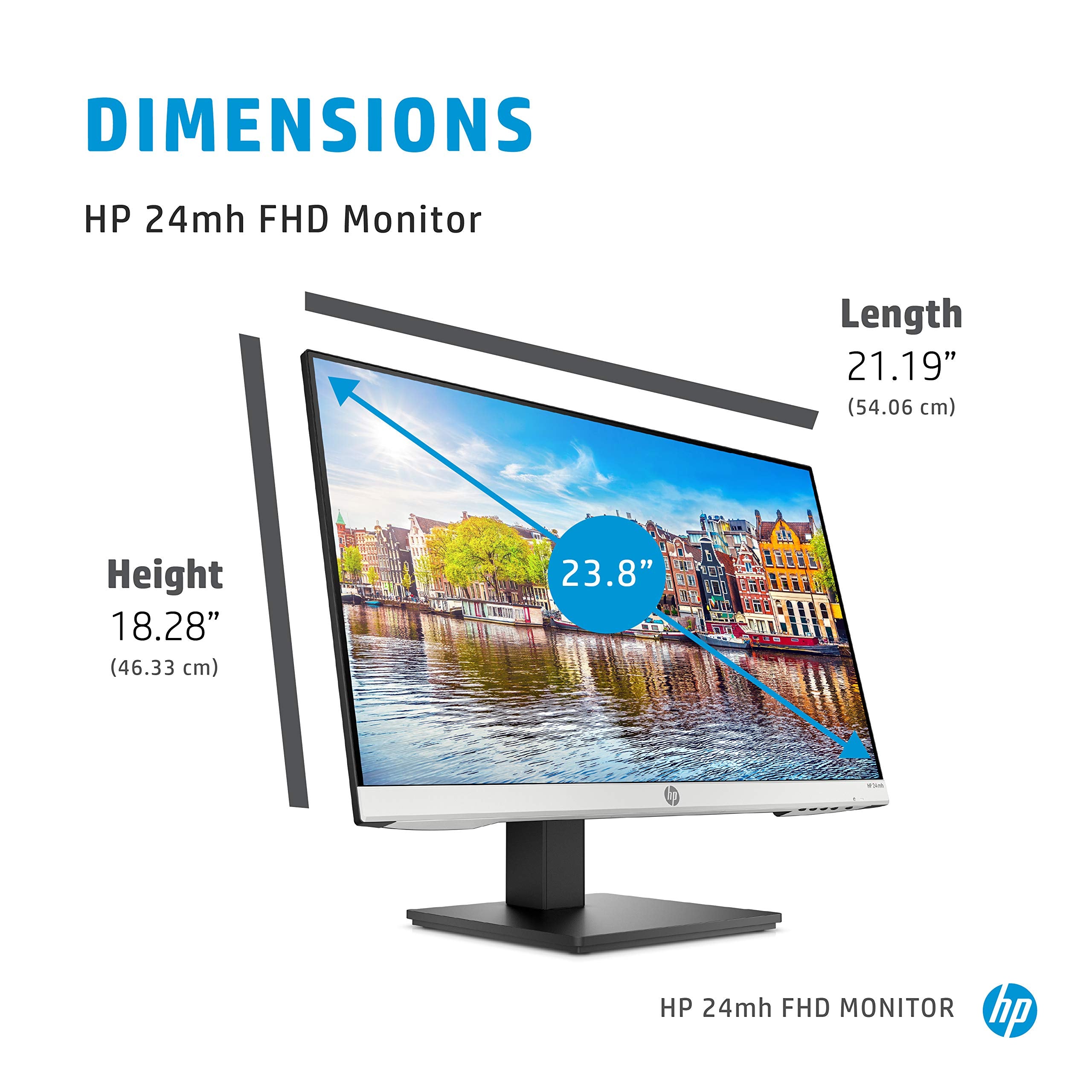 HP 24mh FHD Monitor - Computer Monitor
