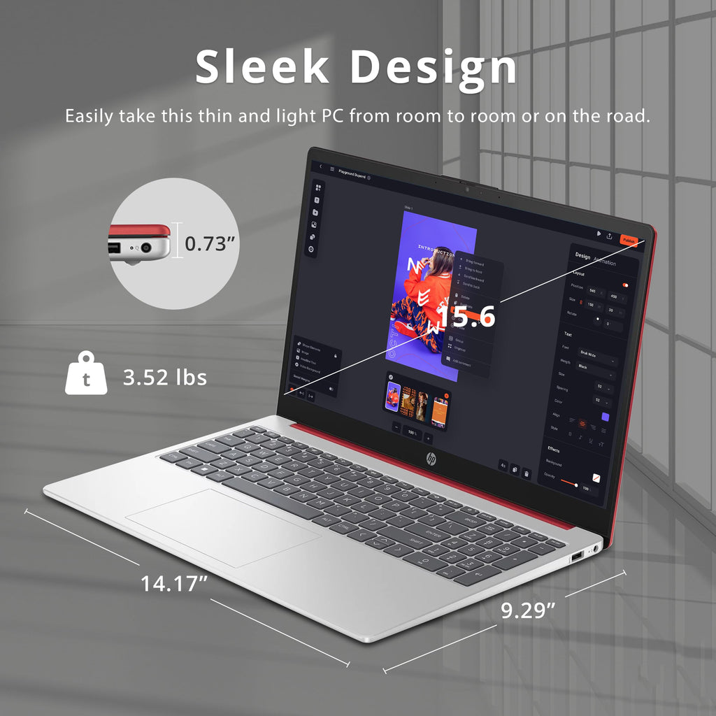 HP 15.6" Portable Laptop