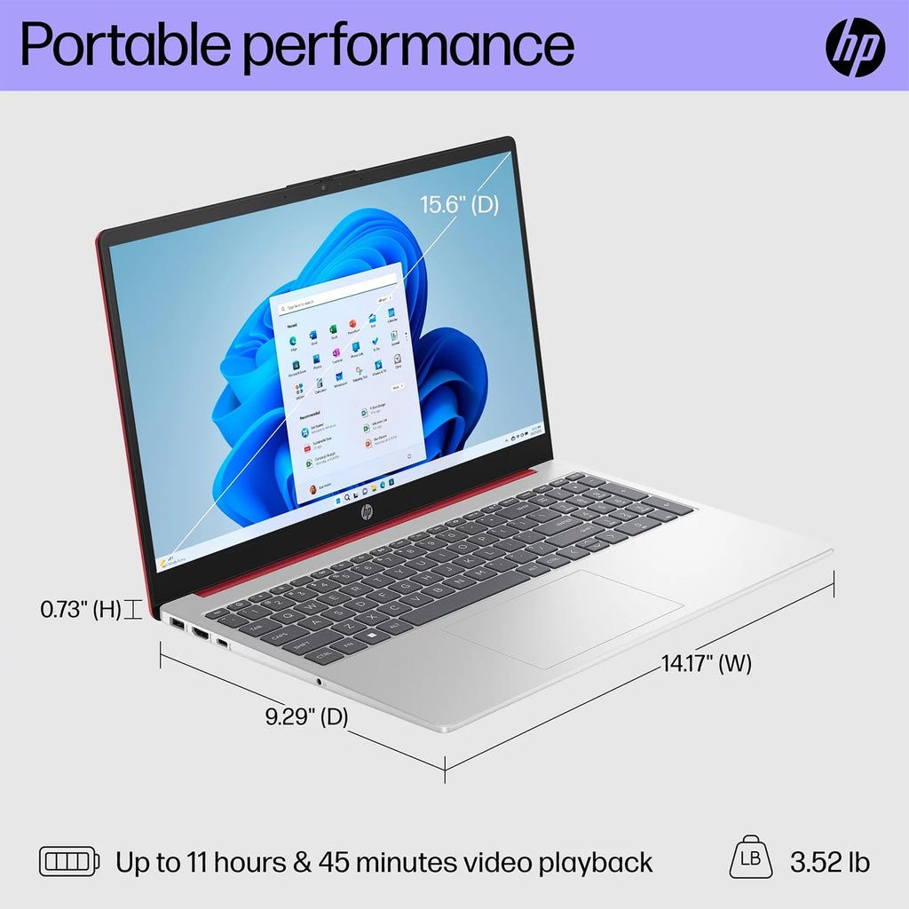 HP 15.6" Portable Laptop