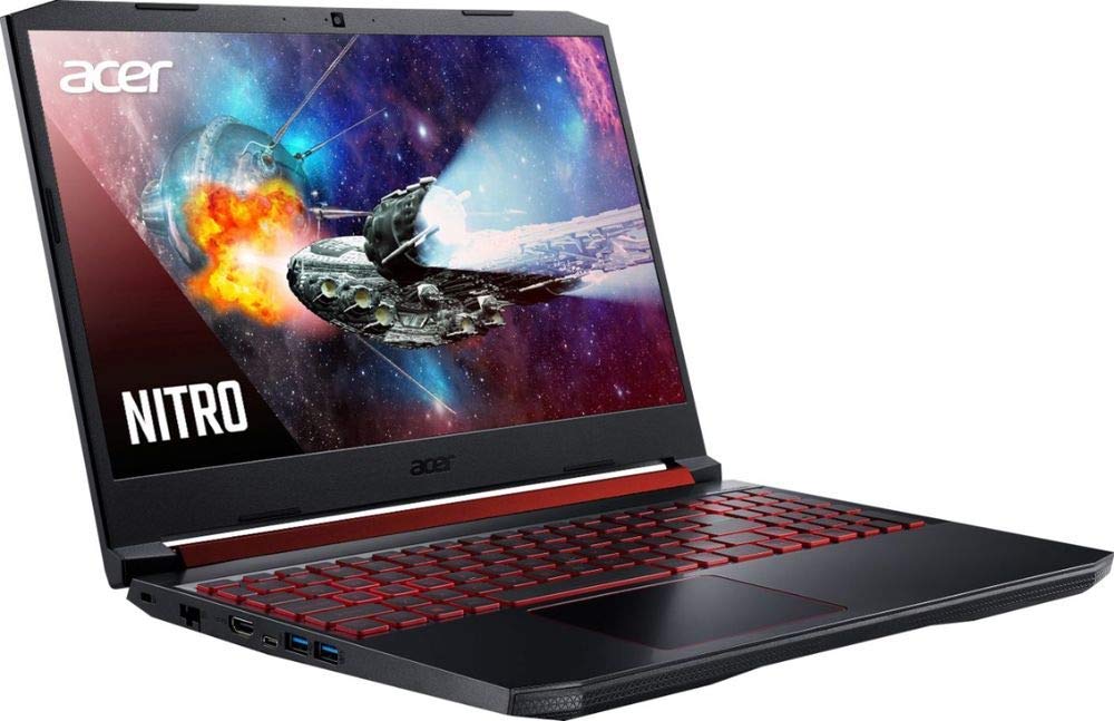 acer Nitro 5 AN515-54-51M5-15.6" - i5-9300H - NVIDIA GTX 1650-8GB - 1TB HDD+128GB SSD, Black