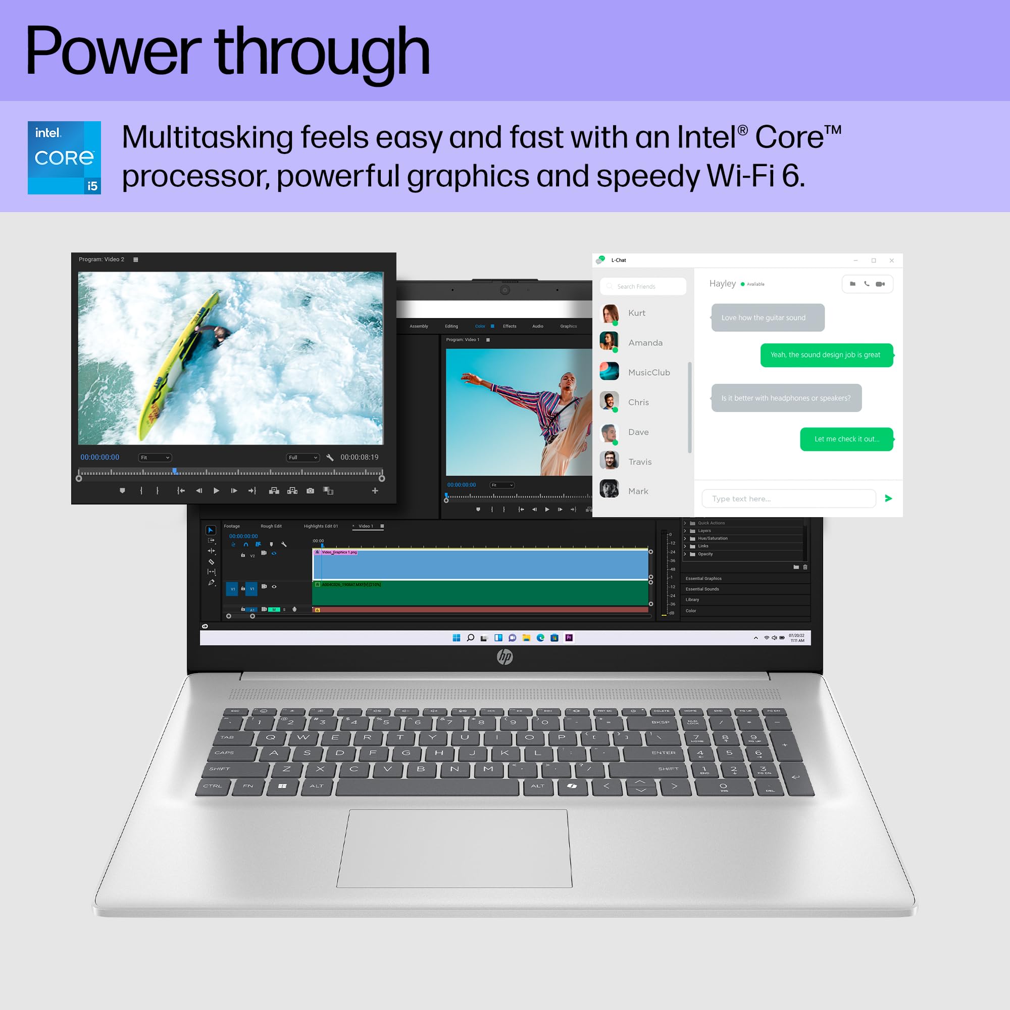 HP 15.6" Laptop, Intel Core i5-1334U Processor, Intel Iris Xe Graphics, 15.6" FHD Anti-Glare Display, 16GB RAM, 512GB SSD, HDMI, Wi-Fi and Bluetooth, Windows 11 Pro