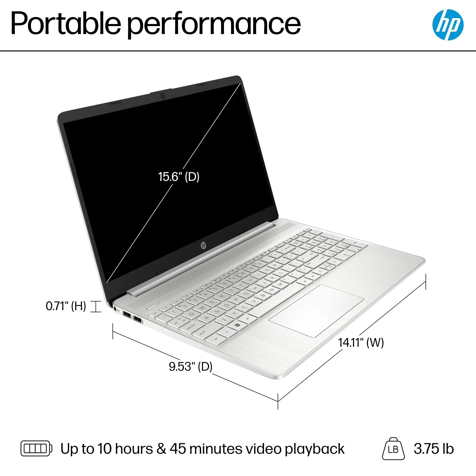 HP 15-Inch HD Touchscreen Laptop