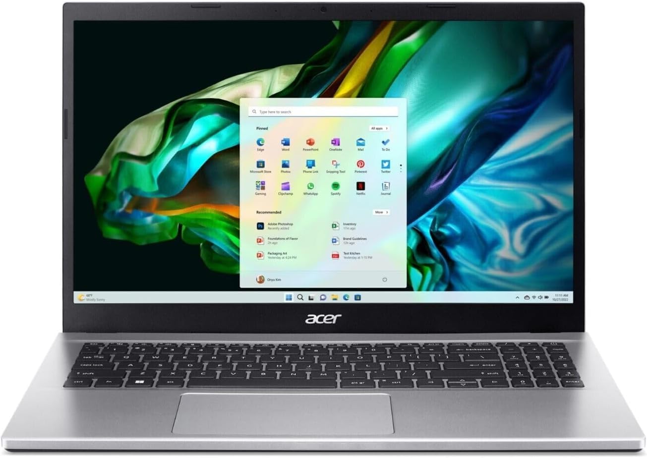Acer Aspire 5 Slim Laptop | 15.6" Full HD IPS | AMD Ryzen 7 5825U | Octa-Core Mobile Processor | 720P Webcam | WiFi 6 | Backlit KB | Windows 11 Home