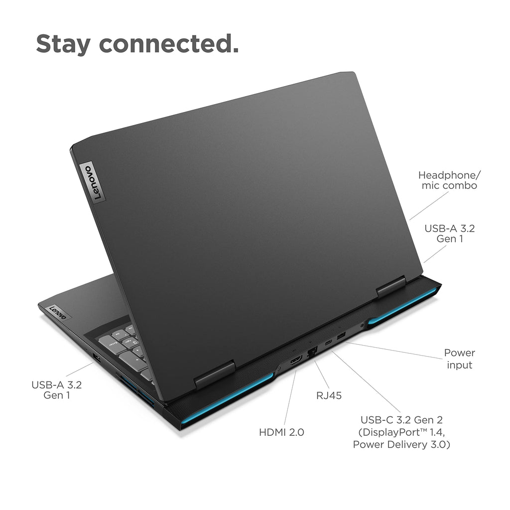 Lenovo IdeaPad Gaming 3 - (2022) - Essential Gaming Laptop Computer - 15.6" FHD - 120Hz - AMD Ryzen 5 5600H - NVIDIA GeForce GTX 1650-8GB DDR5 RAM - 256GB NVMe Storage - Windows 11 Home