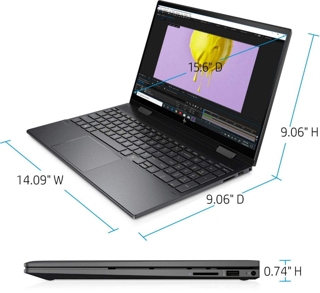 HP 2025 Laptop for Student Business, 14" Anti-Glare, Intel N150 CPU, 16GB RAM, 384GB Storage(128GB UFS+256GB MSD),128GB USB, Wi-Fi 6, Copilot AI & 1 Year Office 365, Windows 11 Pro, w/Accessories