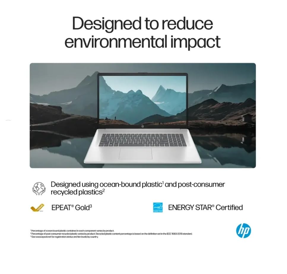 HP 17.3" HD+ Laptop for Business 2021, Intel 11th Gen Processor, WiFi, HDMI, Webcam, Win 10 Home, Natural Silver, w/GM Accessories