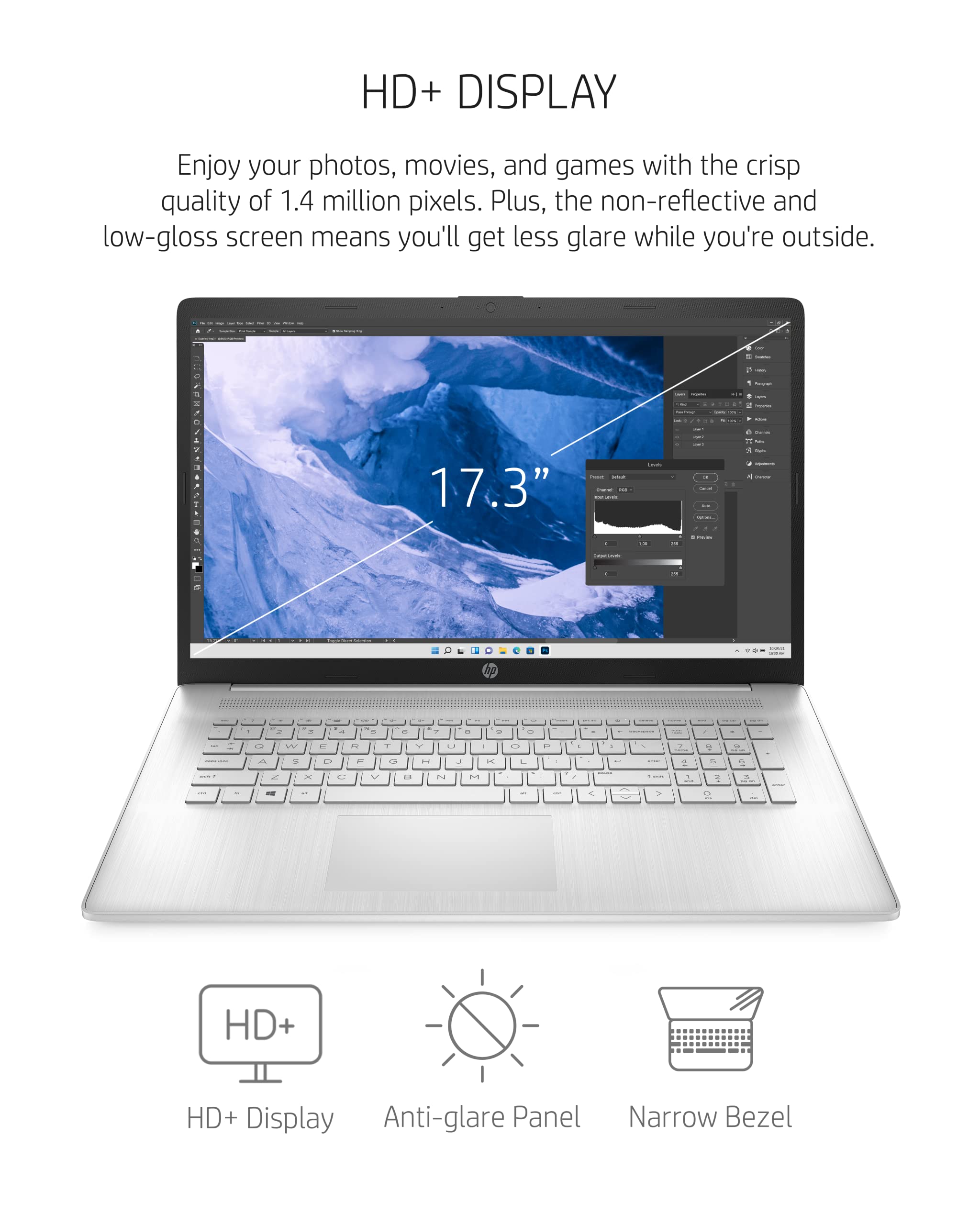HP 17-inch Laptop, (Renewed)