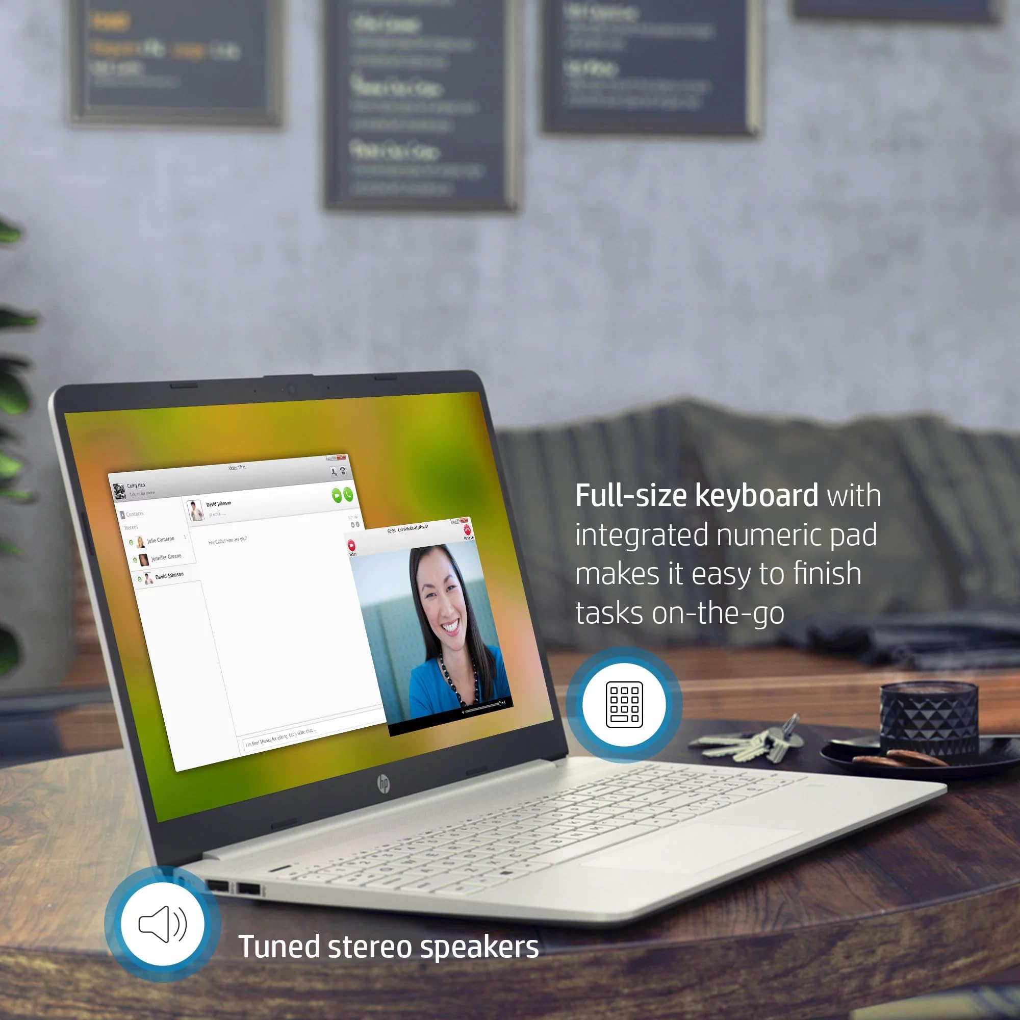 HP Newest 15.6" Full HD (1920 x 1080) Laptop, 20GB RAM, 1TB SSD Storage, Intel Core i5-1135G7 Processor up to 4.2GHz, Long Battery Life, HD Camera, HDMI, Windows 11, Natural Silver, W/GaLiMu