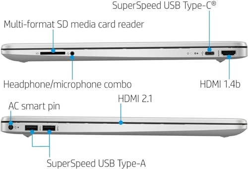 HP 15.6 Flagship HD Business Laptop Computer, Intel i3-1115G4 up to 4.1GHz (Beat i5-1035G4), Fast Charge, Numpad, Bluetooth, Wi-Fi, HDMI, Win 11 w/GM Accessory