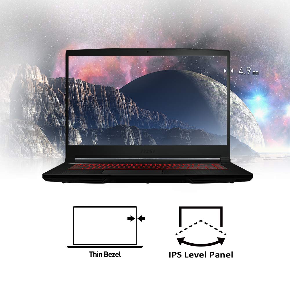 MSI Katana 15.6" FHD 144Hz Gaming Laptop, Intel i7-13620H, NVIDIA GeForce RTX 4060 8GB, 16GB DDR5, 1TB PCIe SSD, 4-Zone RGB Keyboard, Webcam, Wi-Fi 6, Windows 11 Pro, Black, Parent