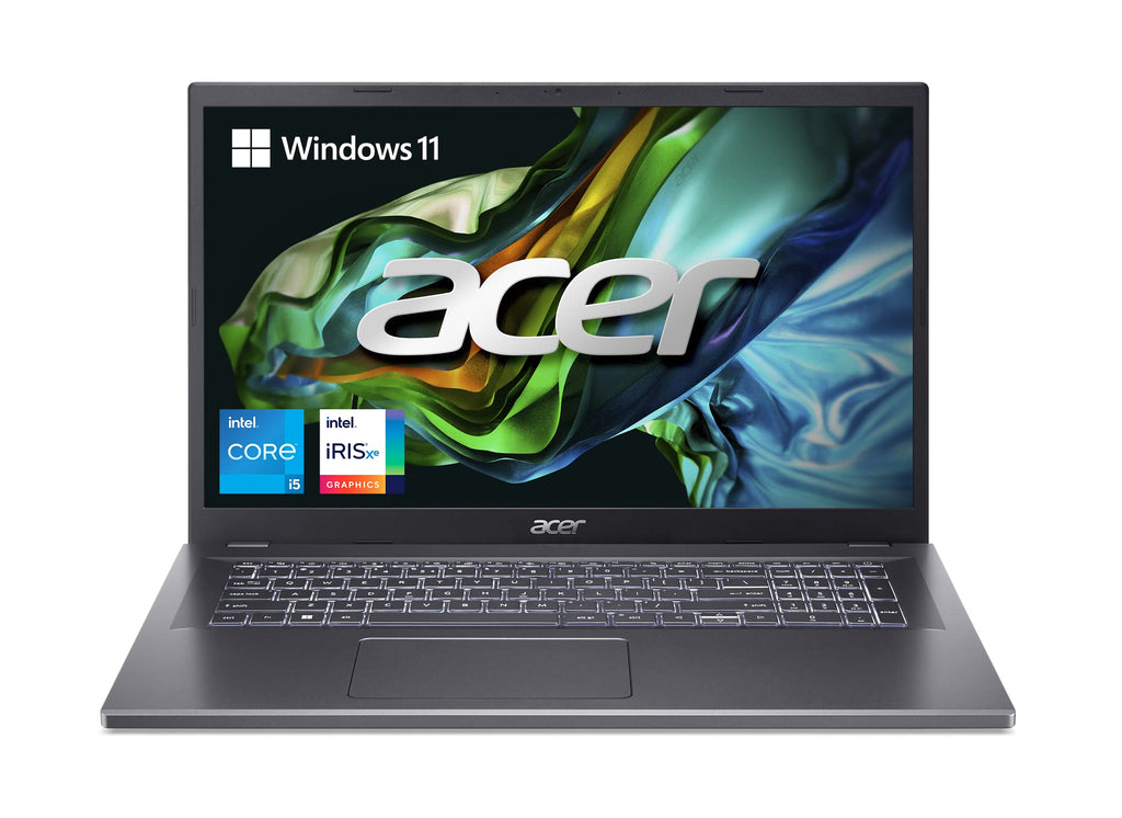 acer Aspire 5 A515-57-598B Slim Laptop - 15.6" Full HD IPS Display - 12th Gen Intel i5-12450H Octa Core Processor - 16GB DDR4-512GB NVMe SSD - WiFi 6 - Amazon Alexa - Windows 11 Home, Gray