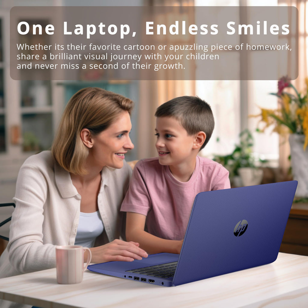 HP Stream 14" HD BrightView Laptop, Intel Celeron N4120 Processor, 4GB RAM, 64GB SSD, Intel UHD Graphics, 720p Webcam, WiFi, HDMI, Win 11 S, Black (Renewed)