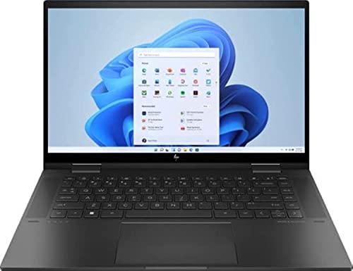 HP - Envy x360 2-in-1 15.6" Touch-Screen Laptop - AMD Ryzen 5-Nightfall Black (Renewed)