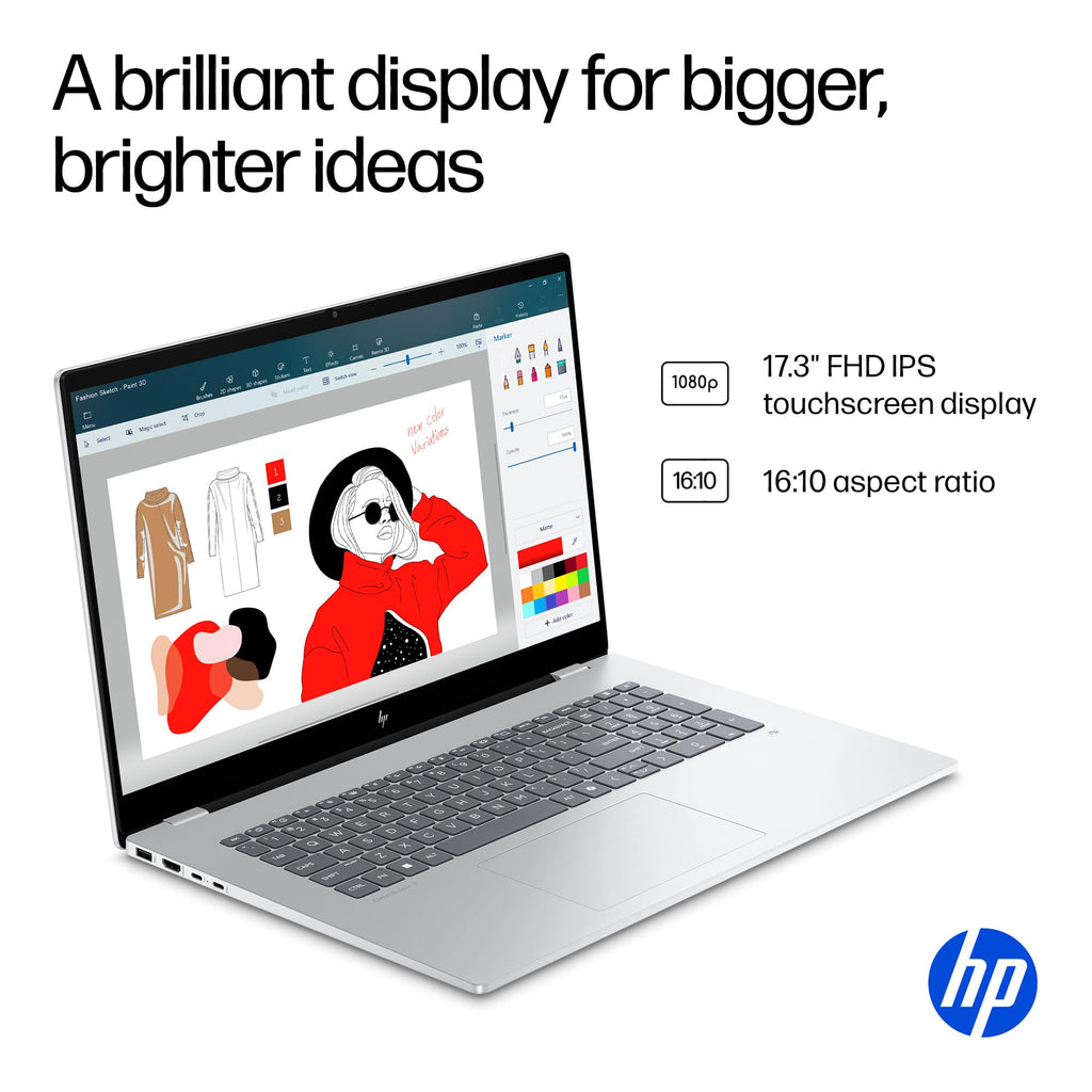 HP OmniBook 7 17 Inch Touchscreen Laptop for Business & Gaming, 17.3" FHD 400 nits, Intel 8-Core Ultra 7 258V, 32 GB DDR5 RAM, 4 TB SSD, NVIDIA RTX 4050, Backlit Keyboard, 5MP IR Cam, Windows 11 Pro