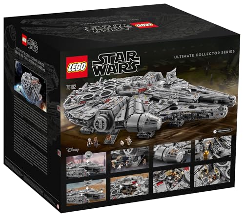 LEGO Star Wars Millennium Falcon - Building Set for Adults, Ages 16+ - Gift for Birthday - Movie Collectible Model Kit - Display in Home or Office - 75192