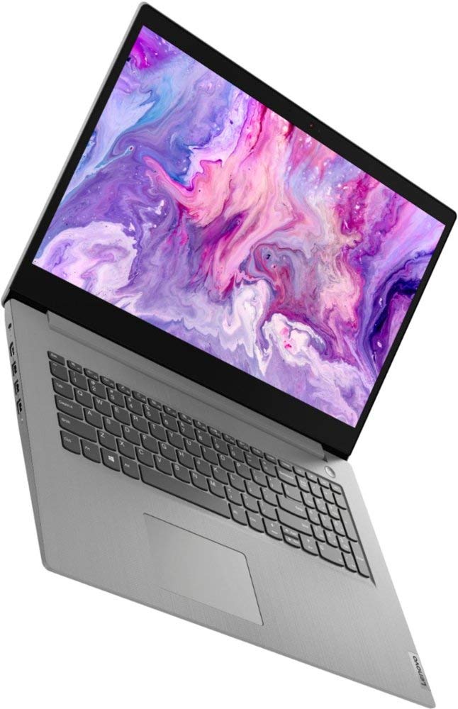 Lenovo 2020 IdeaPad 3 17" Laptop, AMD Ryzen 7 3700U, Webcam, Fingerprint Reader, Numeric Keypad, Bluetooth, HDMI, AMD Radeon Vega 10 Graphics, Windows 10, Platinum Grey