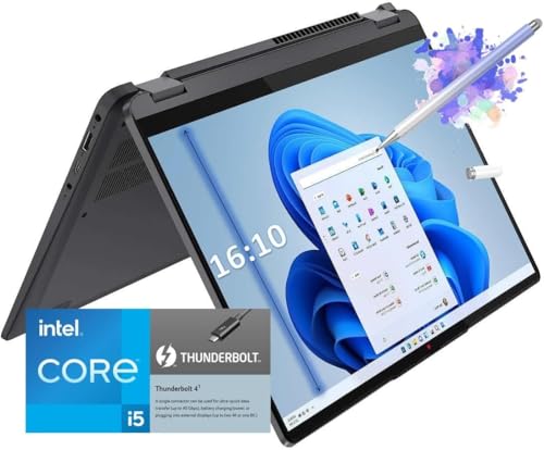 Lenovo Flex 5i 14" FHD Touchscreen 2-in-1 Laptop, Intel Core i5-1235U, 8GB Memory, Intel Iris Xe Graphics, 512GB SSD, Storm Grey