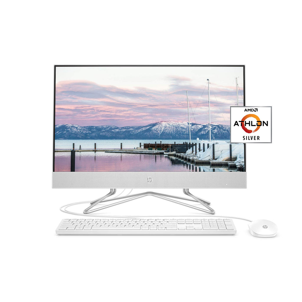 HP 24-Inch All-in-One Computer, AMD A9-9425, 8GB RAM, 1TB Hard Drive, Windows 10 (24-f0020, White)