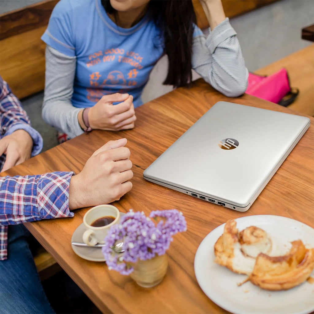 HP Essential Laptop, 14" HD Display, Intel Celeron N4120, Webcam, Type-C, SD Card Reader, HDMI, Wi-Fi, Windows 11 Home, Black