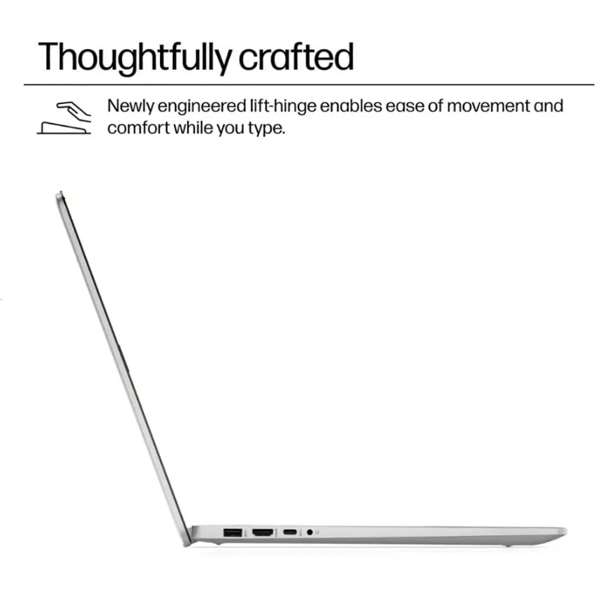 HP 17.3" HD+ Laptop for Business 2021, Intel 11th Gen Processor, WiFi, HDMI, Webcam, Win 10 Home, Natural Silver, w/GM Accessories