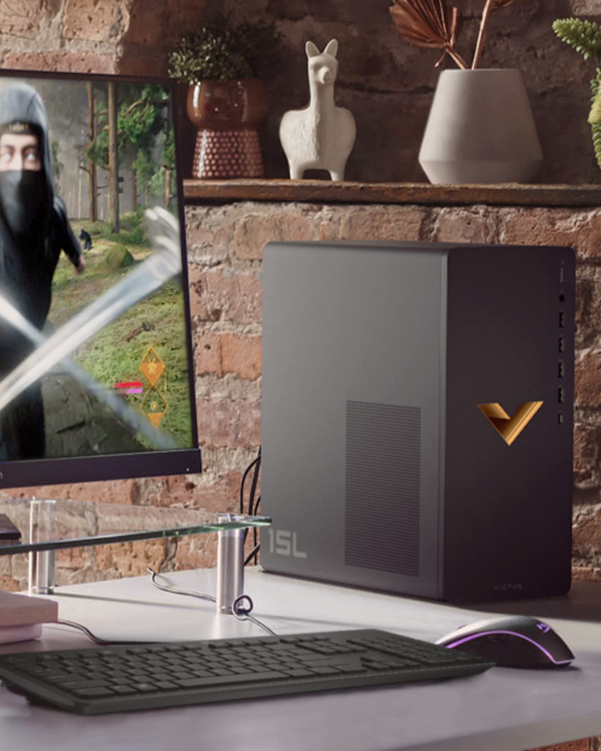 HP Victus 15L Gaming Desktop Bundle PC