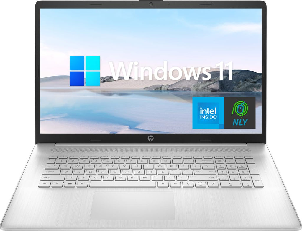 hp 17.3'' Laptop, Intel Quad Core i3-1125G4 Processor, Anti-Glare Display, Long Battery Life, Wi-Fi and Bluetooth, Webcam, HDMI, NLY MP, Windows 11, Silver