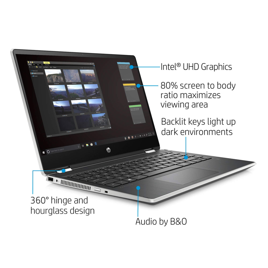HP Pavilion x360 14 Convertible 2-in-1 Laptop, 14” HD Touchscreen Display, Intel Core i5, 8 GB DDR4 RAM, 512 GB SSD Storage, Windows 10 Home, Backlit Keyboard (14-dh2010nr, 2020 Model)