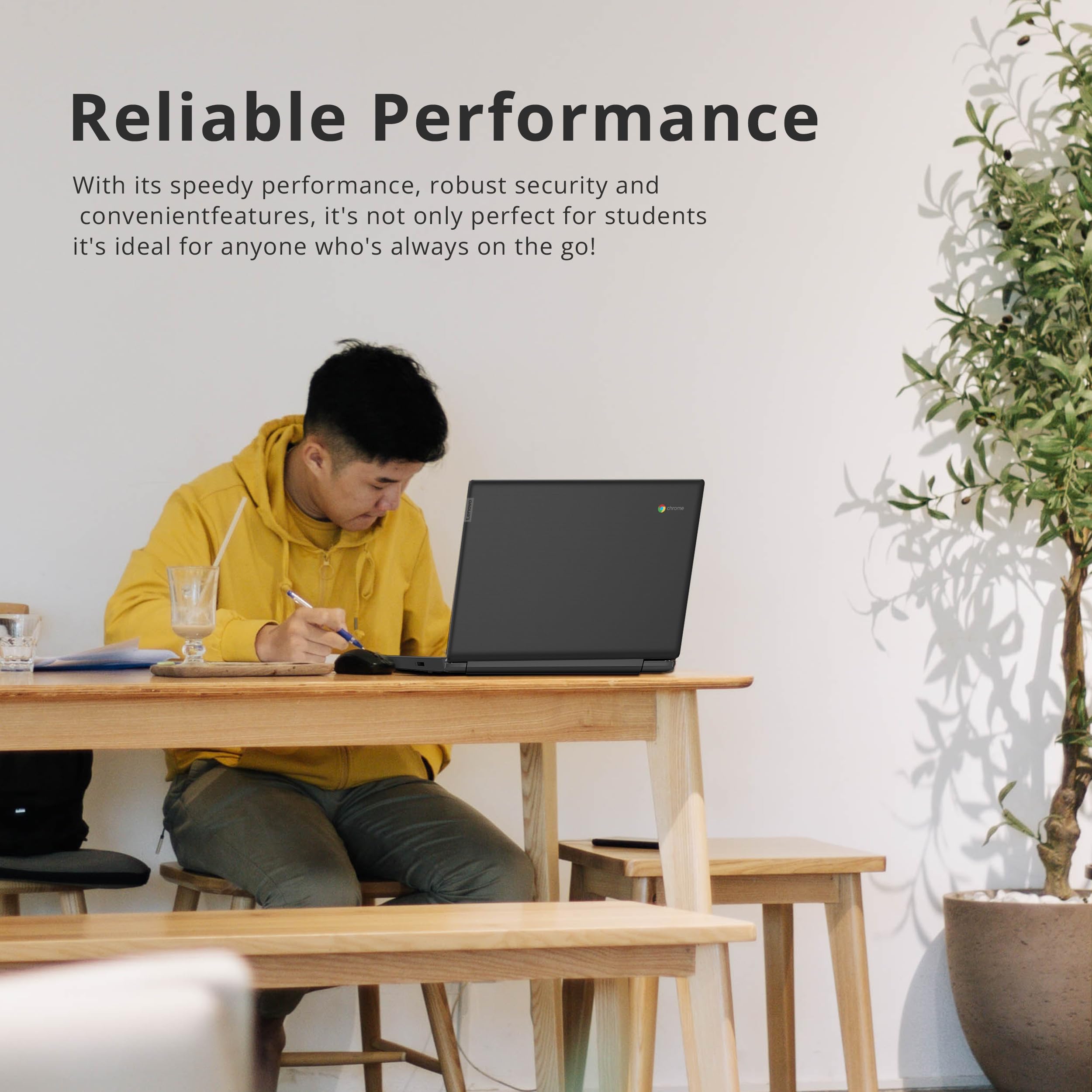 Lenovo 15 inch Laptop | 15.6" FHD Chromebook Computer | Intel 2-Core CPU | AI-Powered Chrome OS | LE Bundle