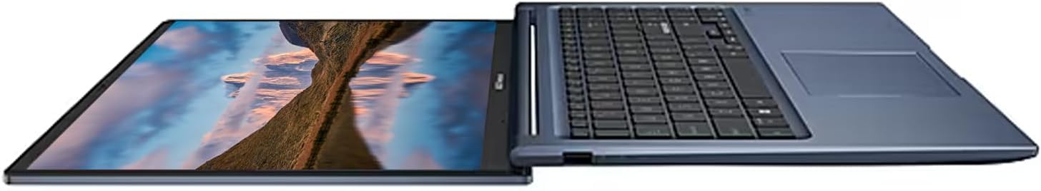 ASUS VivoBook 15 Thin and Light Laptop, 15.6” FHD Display, Intel Core i3-1215U Processor, 8GB DDR4 RAM, 512GB PCIe SSD, Windows 11 Home S Mode, Quiet Blue, F1504ZA-AS34