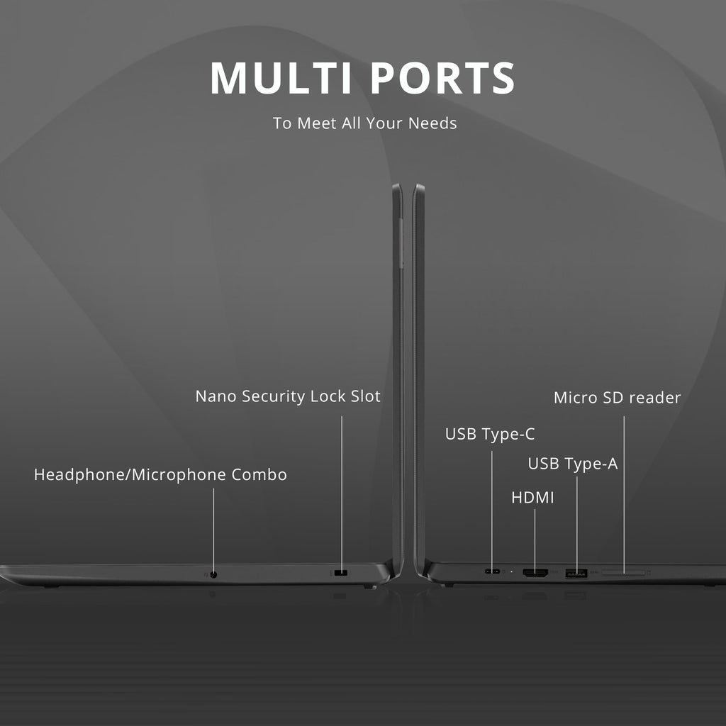 Lenovo 15 inch Laptop | 15.6" FHD Chromebook Computer | Intel 2-Core CPU | AI-Powered Chrome OS | LE Bundle