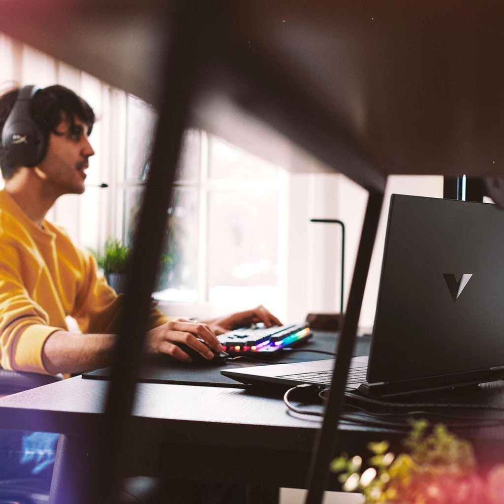 HP Victus 15.6" Full HD 144Hz Gaming Laptop, Intel i5-12450H, 8GB RAM, 512GB PCIe SSD, NVIDIA GeForce RTX 3050, Backlit Keyboard, HD Camera, Wi-Fi 6, Win 11 Pro, Blue, Parent