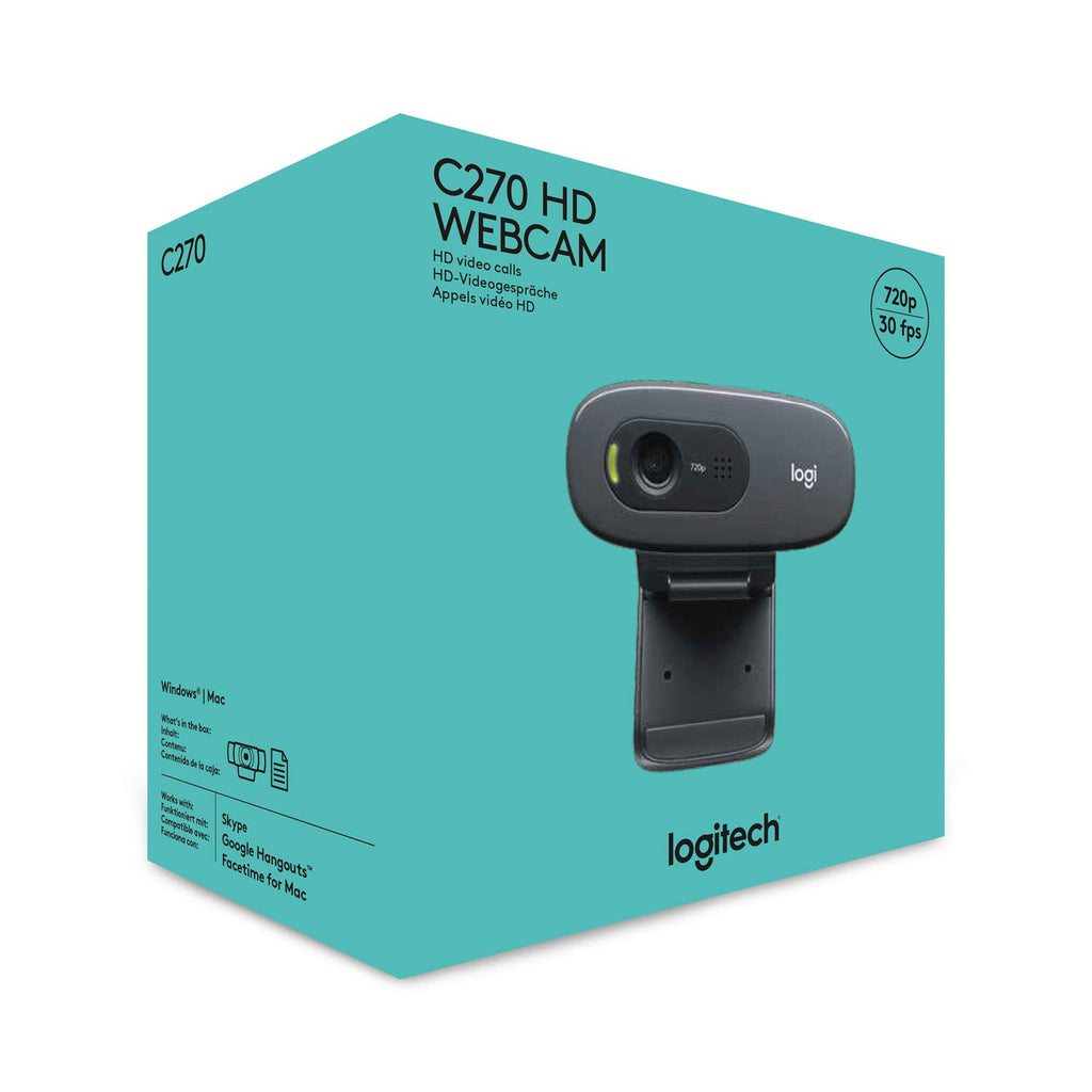 Logitech Brio Full HD 1080p Webcam for Meetings, Streaming, Desktop, Laptop, PC - Built-in Mic, Shutter, USB-A, Teams, Zoom