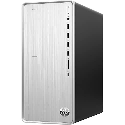 HP Pavilion Desktop PC, AMD Ryzen 5 4600G Processor 6-core with Radeon Graphics, 12 GB DDR4-3200 SDRAM, 512 GB HD - Windows 10 Home, Multi-Display Capable, 5.1 Surround Sound (TP01-1140)