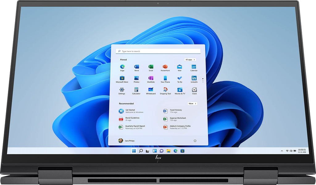 2021 HP Envy x360 2-in-1 Laptop, 15.6" Full HD Touchscreen, AMD Ryzen 5 5500U Processor up to 4.6GHz, 8GB Memory, 256GB PCIe SSD, Backlit Keyboard, HDMI, Wi-Fi, Windows 11 Home, Nightfall Black