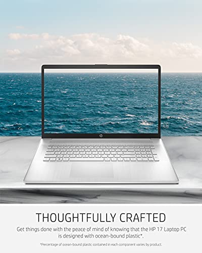 HP 17.3" Laptop for Business and Students - 250 Nits FHD IPS Display, AMD Ryzen 5 7430U (6-core), Anti-Glare, Camera, Wi-Fi6, Win 11 Pro