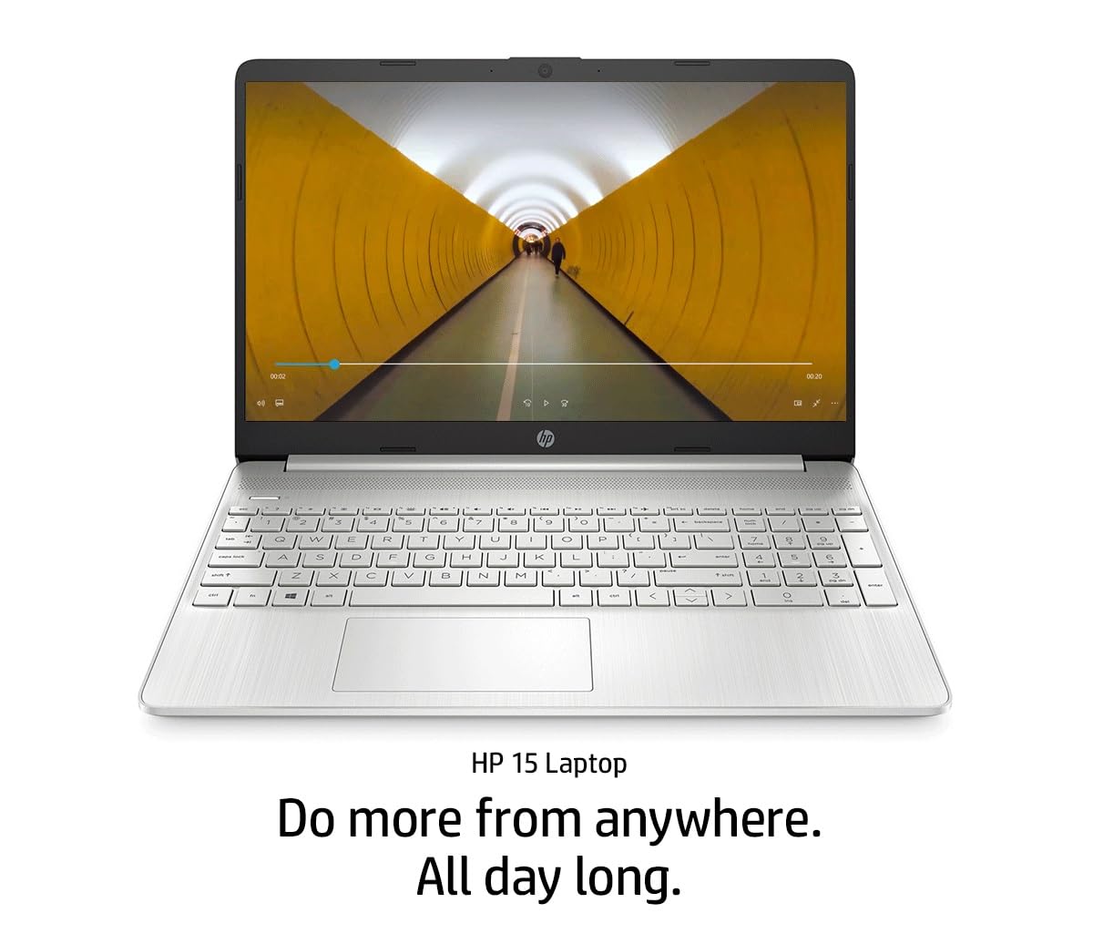 HP Newest 15.6" Full HD (1920 x 1080) Laptop, 20GB RAM, 1TB SSD Storage, Intel Core i5-1135G7 Processor up to 4.2GHz, Long Battery Life, HD Camera, HDMI, Windows 11, Natural Silver, W/GaLiMu