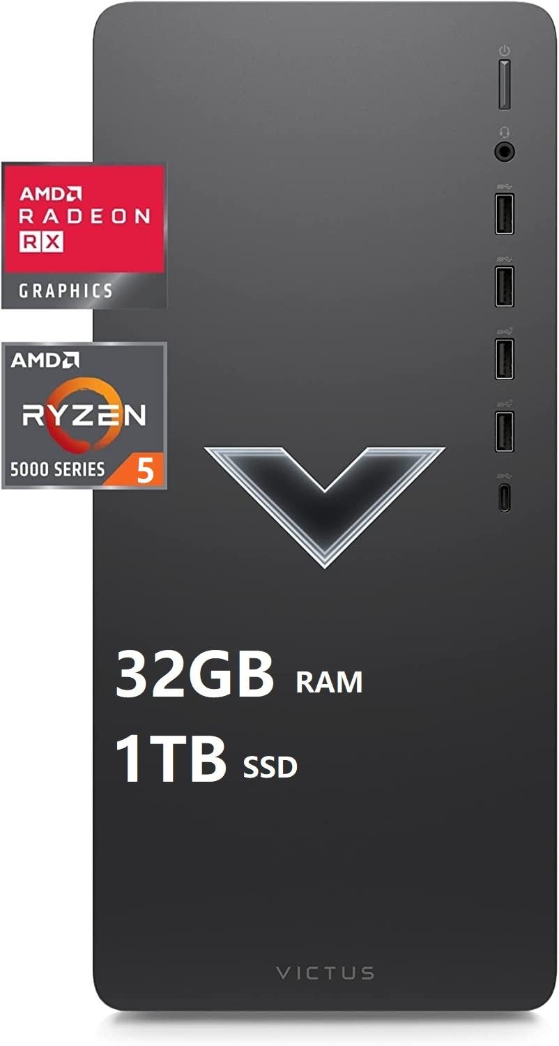 HP Victus 15L Gaming Desktop Bundle PC