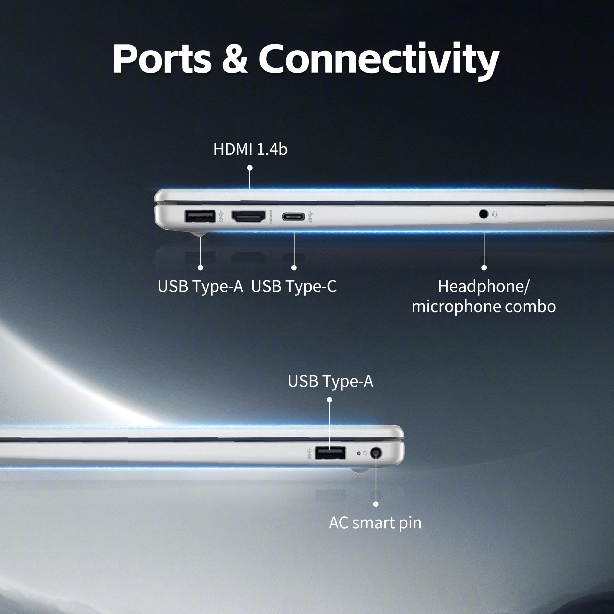 HP 15.6" Touchscreen Laptop, Intel Core i5 Processor, 16GB RAM, 1TB SSD,Numeric Keypad, Bluetooth, Wi-Fi, Long Battery Life, Windows 11 Home, Alpacatec Accessories, Silver