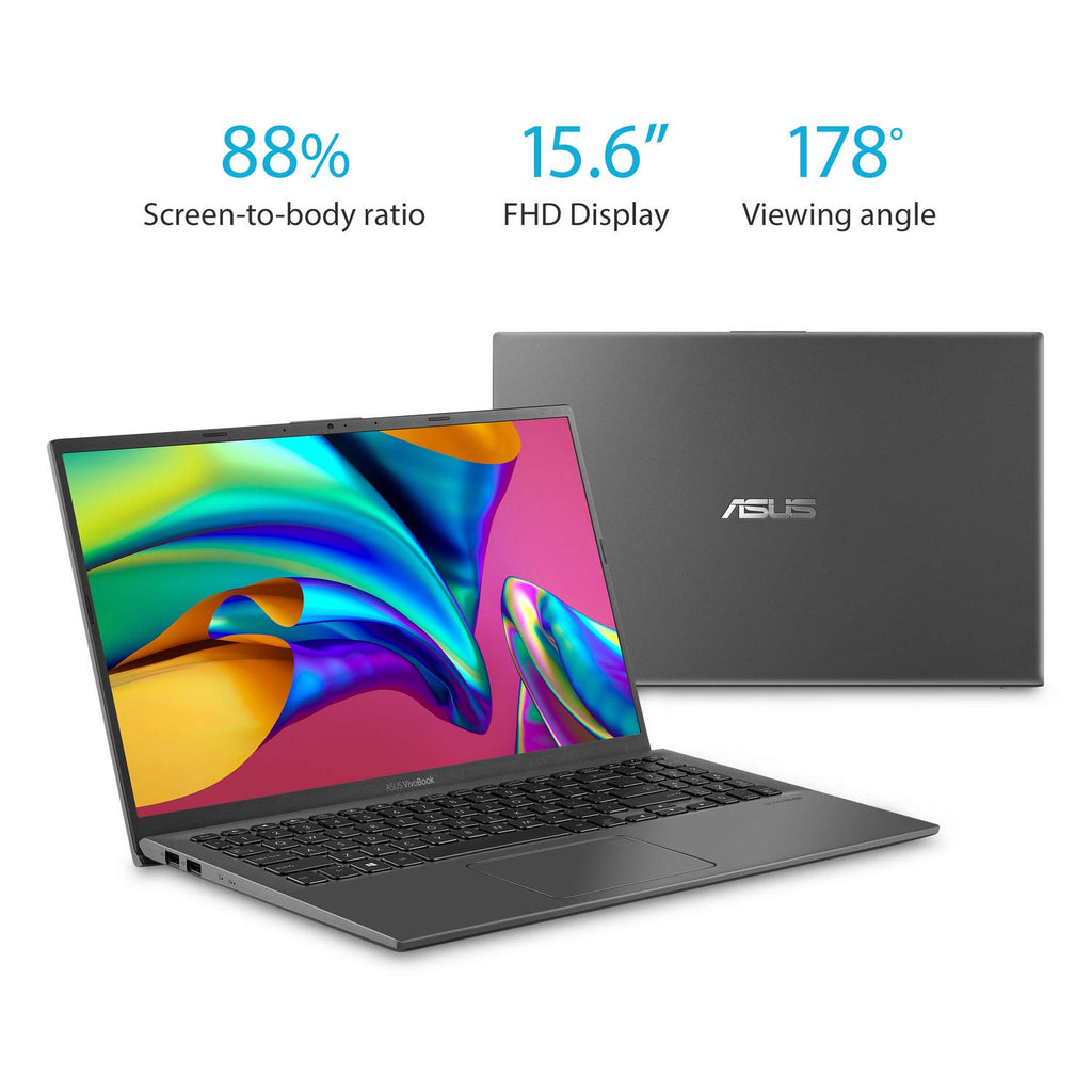 ASUS VivoBook S 15 Slim 15.6" FHD Business Laptop, AMD Ryzen 7 5800H, 8GB RAM, 512GB SSD, AMD Radeon Graphics, Fingerprint Reader, Backlit KB, Webcam, Win 11 Home, Indie Black, Parent
