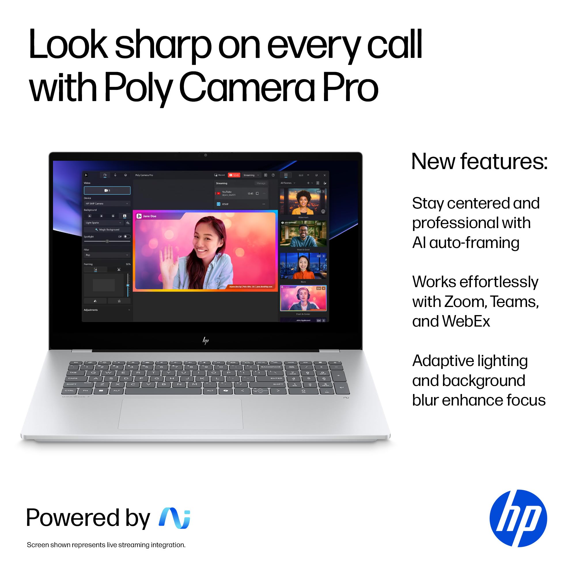 HP OmniBook 7 17 Inch Touchscreen Laptop for Business & Gaming, 17.3" FHD 400 nits, Intel 8-Core Ultra 7 258V, 32 GB DDR5 RAM, 4 TB SSD, NVIDIA RTX 4050, Backlit Keyboard, 5MP IR Cam, Windows 11 Pro