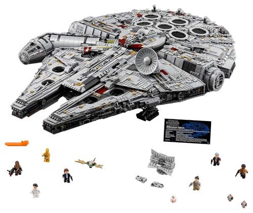 LEGO Star Wars Millennium Falcon - Building Set for Adults, Ages 16+ - Gift for Birthday - Movie Collectible Model Kit - Display in Home or Office - 75192