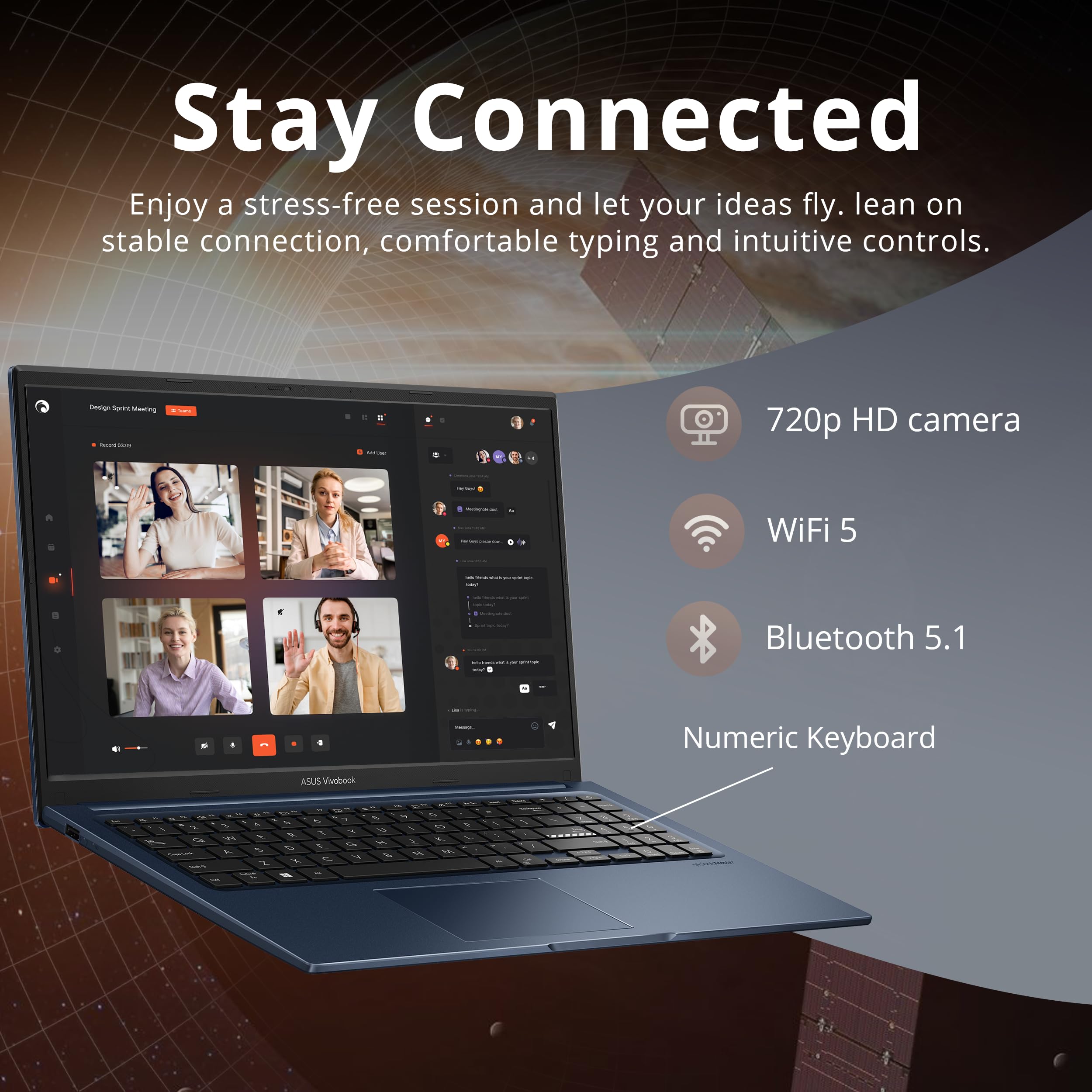 ASUS 2023 Vivobook 15.6" FHD Touchscreen Thin Laptop, Intel Core i3-1115G4 Up to 3.9Ghz, HDMI, Fingerprint, Backlit KB, Windows 11S