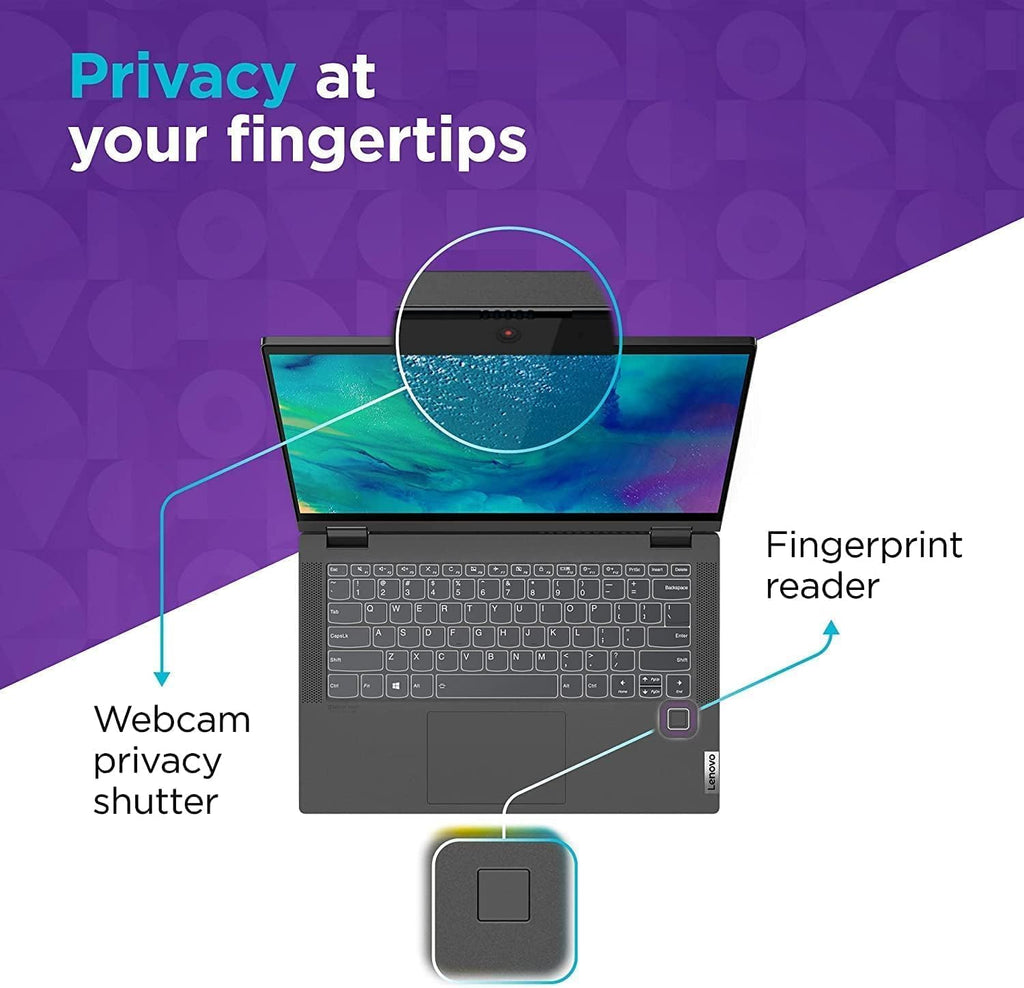 Lenovo Flex 5i 14" FHD Touchscreen 2-in-1 Laptop, Intel Core i5-1235U, 8GB Memory, Intel Iris Xe Graphics, 512GB SSD, Storm Grey