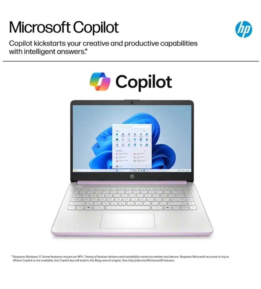 HP 2025 Student Business Laptop, Intel Processor N150(up to 3.6 GHz), 14 Inch LED Screen,1 Year Office 365, Windows 11 Home,w/YYY Accessories,