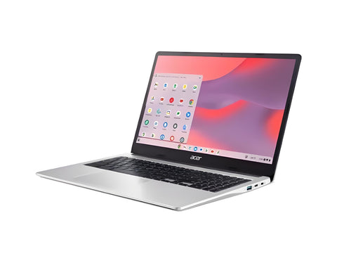 ACER Chromebook 315 15.6" HD Laptop Intel Pentium N6000 4GB LPDDR4X 128GB eMMC with Protective Sleeve - Silver
