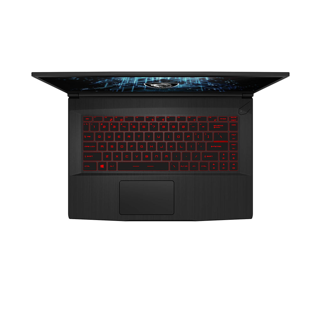 MSI GF65 Gaming Laptop: 15.6" 144Hz FHD 1080p, Intel Core i7-10750H 6 Core, NVIDIA GeForce RTX 3060, 16GB, 512GB NVMe SSD, WiFi 6, Red Keyboard, Win 10, Black (10UE-047)
