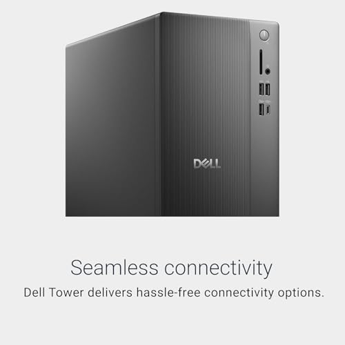 Dell 2025 ECT1250 Business Desktop - Intel Ultra 5-225, (10 Core Processor 10 Threads), Ultra-Quiet Design, Dual 4K Monitor Support, Windows 11